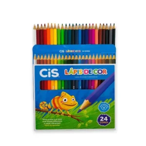 Lápis de Cor Cis Plastic 24 Cores- CIS