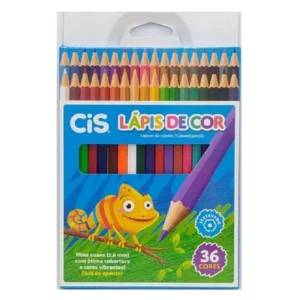 Lápis de Cor Cis Plastic 36 Cores- CIS