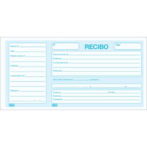 Bloco de Recibo Comercial C/ Canhoto 50fls- Tilibra