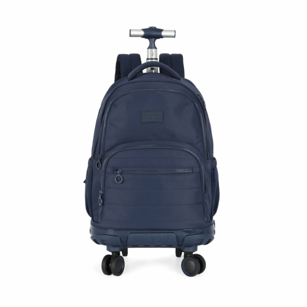 Mochila de Rodinhas UP4YOU Azul Marinho- Luxcel