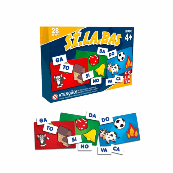 Brinquedo Sílabas 28 Peças- Coluna