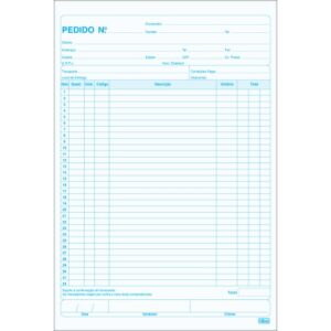 Bloco Talão de Pedido 1/9 Múltiplas Vias 75fls- Tilibra