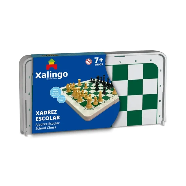 Jogo Xadrez Escolar Plástico- Xalingo