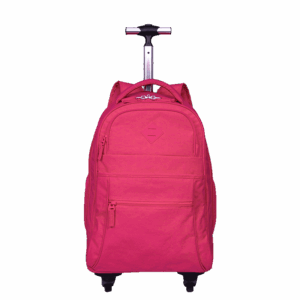 Mochila de Rodinhas 360° Crinkle Pink- Sestini