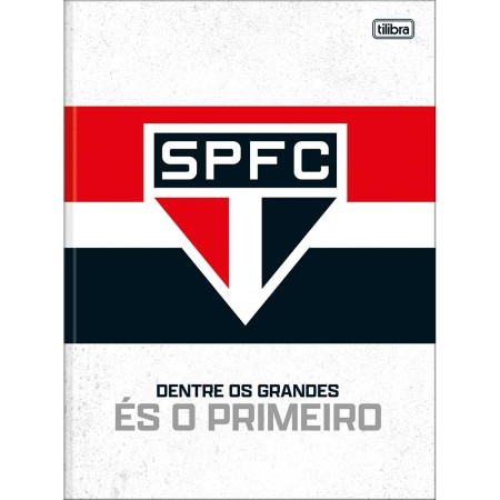 Caderno Brochura Capa Dura São Paulo FC 80fls - Tilibra - Imagem 2