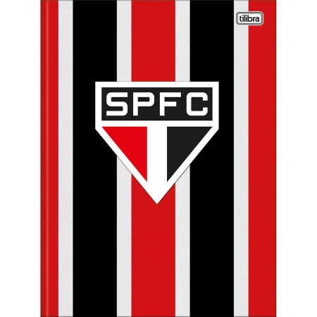 Caderno Brochura Capa Dura São Paulo FC 80fls - Tilibra - Imagem 3