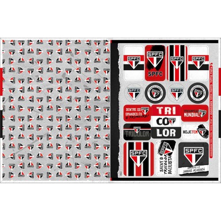 Caderno Brochura Capa Dura São Paulo FC 80fls - Tilibra - Imagem 6