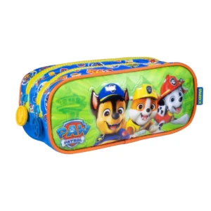 Estojo 2 Divisórias Patrulha Canina Verde- Xeryus