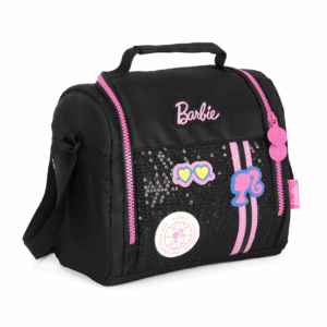 Lancheira Térmica Escolar Barbie Preta- Luxcel