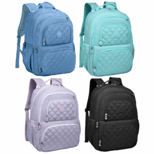 Mochila de Costas Kika Glitter KK2608 Cores- Fênix