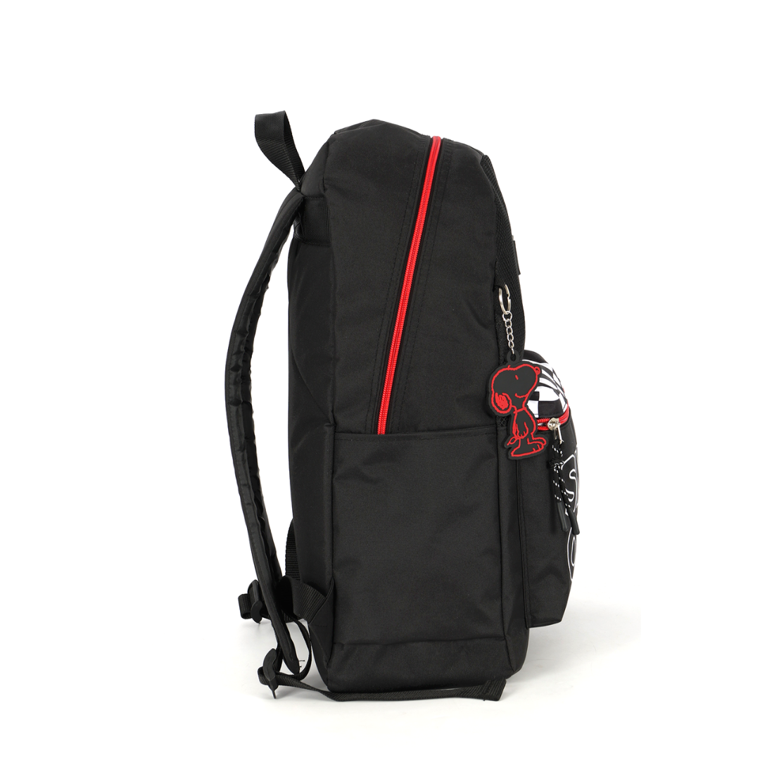 Mochila de Costas Snoopy Preta- Luxcel - Imagem 2