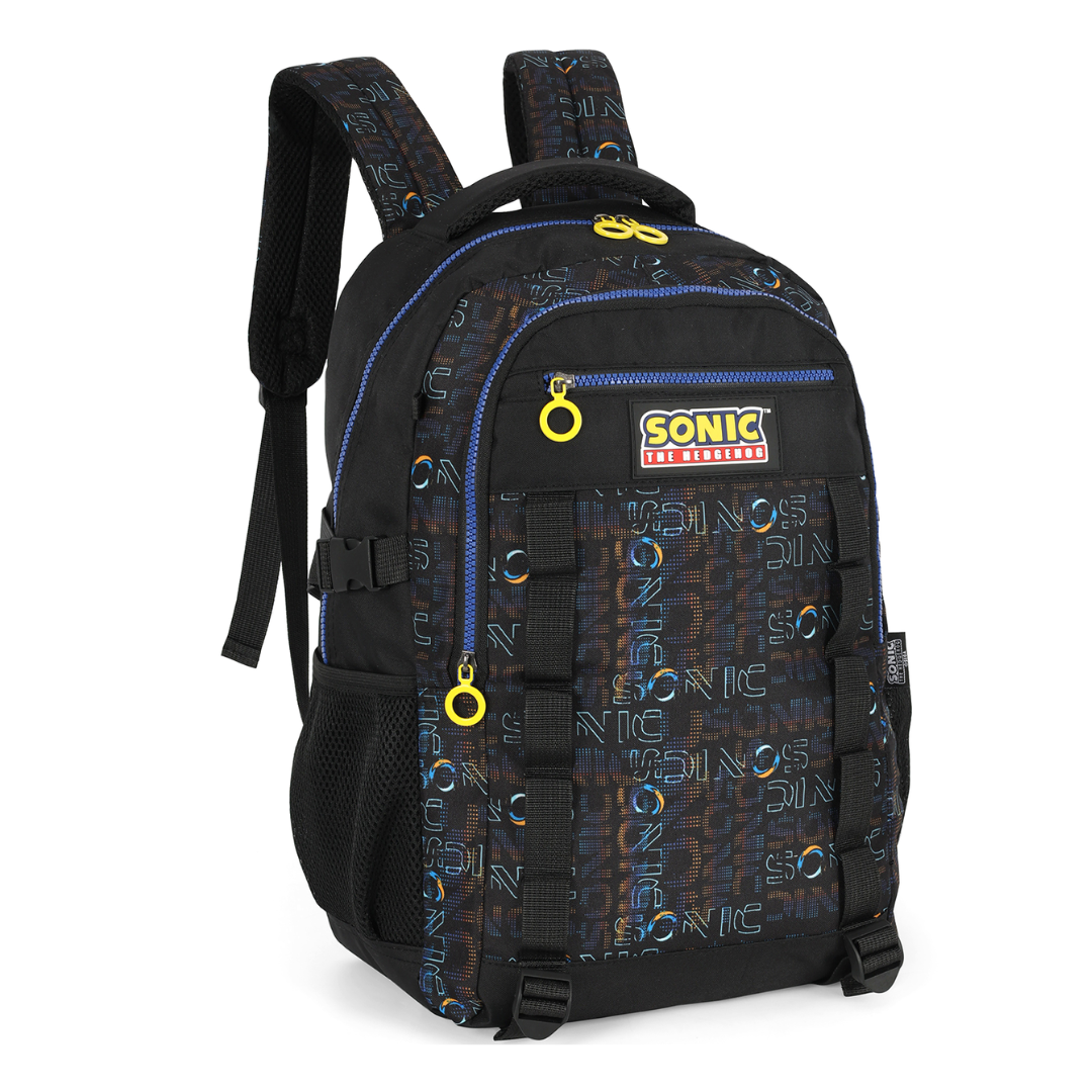 Mochila de Costas Sonic Preta- Luxcel
