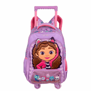 Mochila de Rodinhas 360° A Casa Mágica da Gabby Cattitude- Sestini