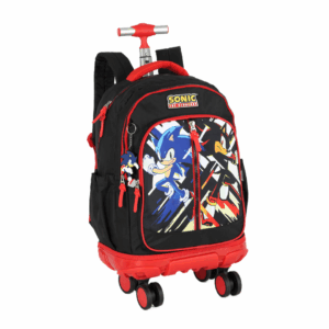 Mochila de Rodinhas 360° 4 Rodas Sonic Preta- Luxcel