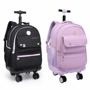 Mochila de Rodinhas Kika 360° KK2676 Cores- Nova Rio