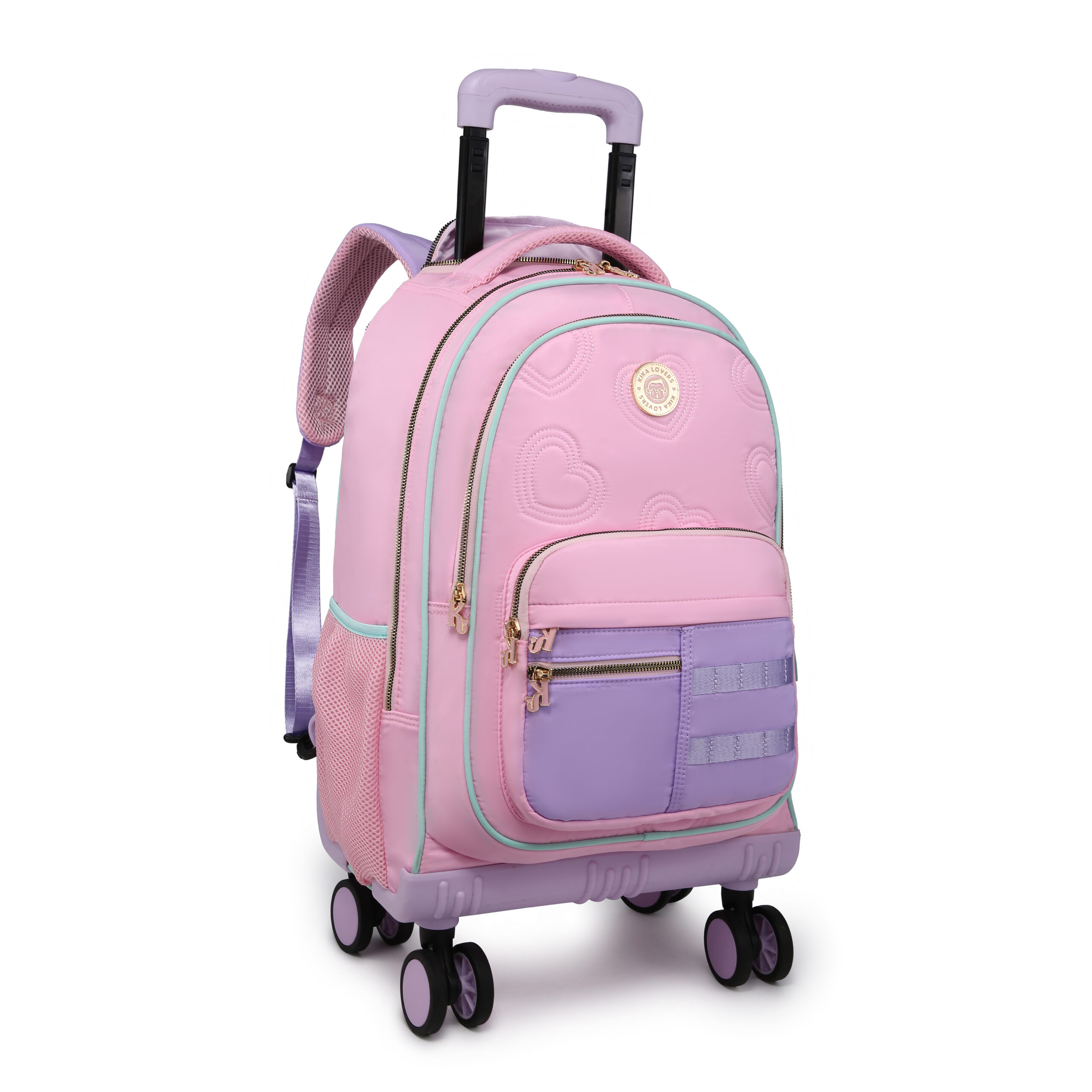 Mochila de Rodinhas 360° Kika KK2677 Cores- Nova Rio - Imagem 2