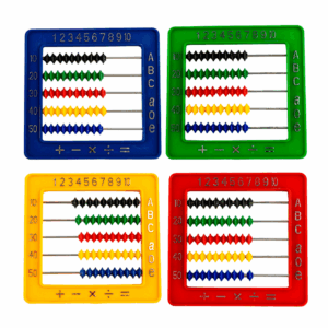 Brinquedo Ábaco Plástico 5 Hastes- Yin's Paper