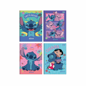 Caderno Brochura Capa Dura 1/4 Stitch 48fls- Foroni