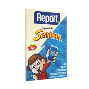 Chamequinho Senninha 75g 100fls Amarelo- Report