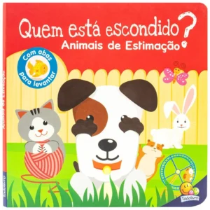 Livro de História: Quem Está Escondido? Animais de Estimação- Todo Livro