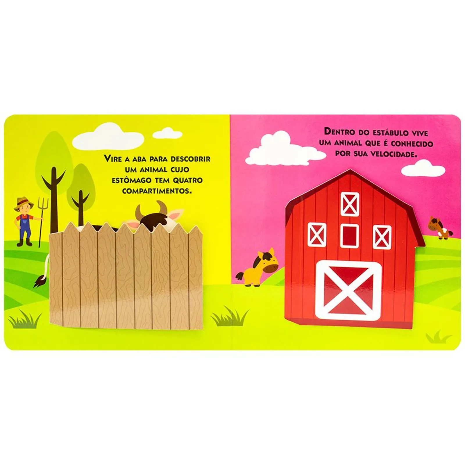 Livro de História: Quem Está Escondido? Animais da Fazenda- Todo Livro - Imagem 2
