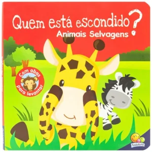 Livro de História: Quem Está escondido? Animais Selvagens- Todo Livro