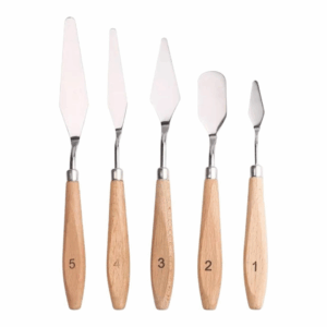 Kit Espátula de Pintura Artes 5 Unidades- Yin´s Paper