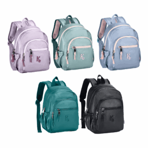 Mochilinha de Costas Kika Metalizada KK2625 Cores- Nova Rio