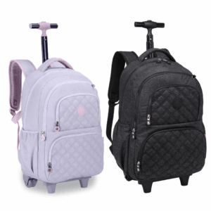 Mochila de Rodinhas KK2672 Glitter Cores- Nova Rio