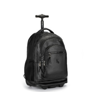 Mochila de Rodinhas Kika KK2685 Preta- Nova Rio