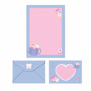 Papel de Carta + Envelopes Mix 7 Unidades- Foroni