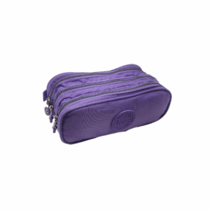 Estojo 3 Divisórias Crinkle GT106-130 Lilás- Tegaote