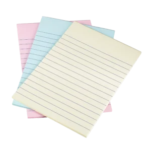 Bloco Adesivo Pautado Pastel Colors 102mm X 148mm 90fls- Maxprint