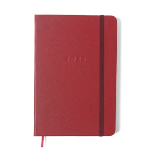 Agenda Planner Clássica Semanal Vermelho Quente 2026- Cicero