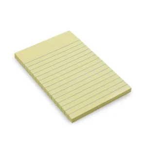 Bloco Adesivo Pautado Amarelo 102mm X 148mm 100fls- Maxprint