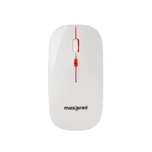 Mouse Sem Fio Recarregável Croma Branco- Maxprint