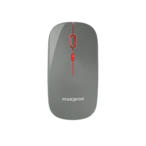 Mouse Sem Fio Recarregável Croma Cinza- Maxprint