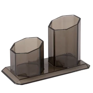 Porta Canetas e Clips 2 em 1 Fumê- Maxcril