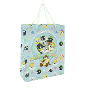 Sacola de Presente Decorada G 315mmX265mm Looney Tunes- DAC