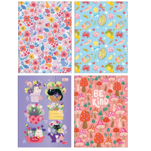 Caderno Brochura Capa Dura D+ Feminino 80fls- Tilibra