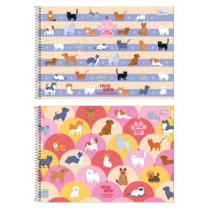 Caderno de Desenho e Cartografia Hug Me 80fls- Tilibra