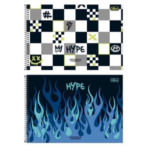 Caderno de Desenho e Cartografia 80Fls Hype Masculino- Tilibra