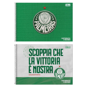 Caderno de Desenho e Cartografia 80Fls Palmeiras- Tilibra