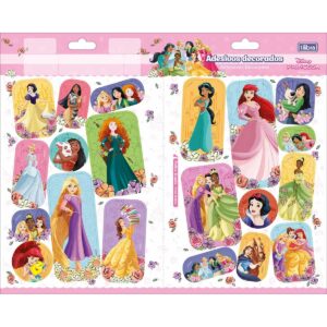 Cartela de Adesivos Decorados G Princesas2027- Tilibra