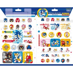 Cartela de Adesivos Decorados G Sonic 2027- Tilibra