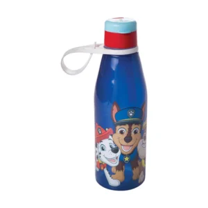 Garrafa Plástica Abre Fácil 530ml Patrulha Canina Azul- Plasútil