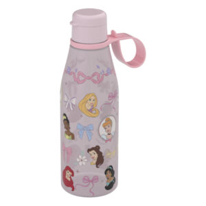 Garrafa Plástica Abre Fácil 530ml Princesas Rosa- Plasútil