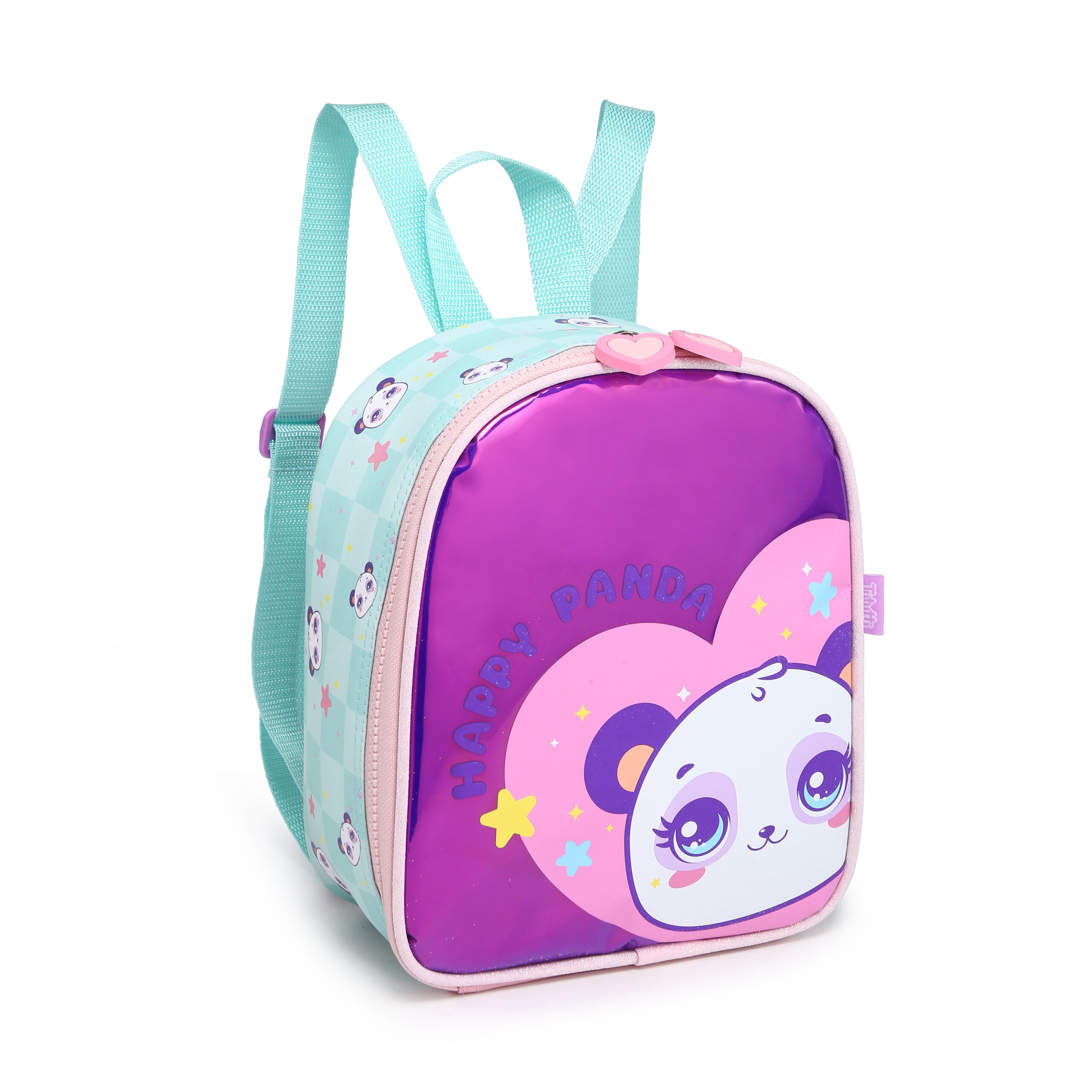 Kit Mochila/Lancheira/Estojo com Garrafa Panda- Nova Rio - Imagem 3