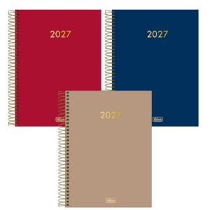 Agenda Espiral Grande M9 Napoli Cores 2027- Tilibra