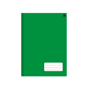 Caderno Brochura Margeado 1/4 48fls Verde- Animativa